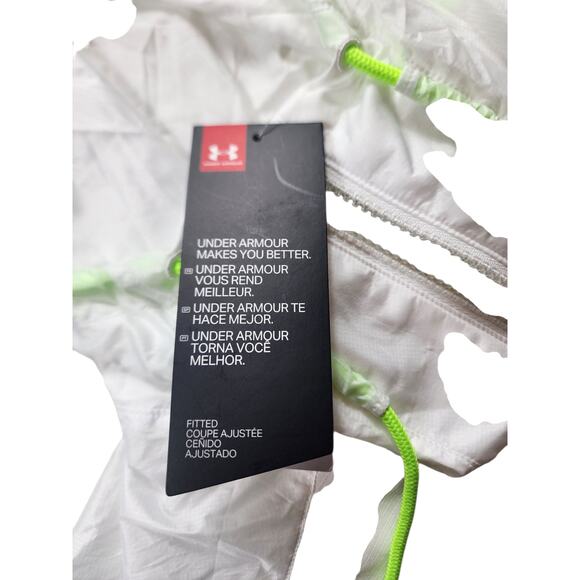Under Armour XL Sleeveless Windbreaker Hoodie Activewear Gym Athleisure 1351063 - Picture 10 of 16
